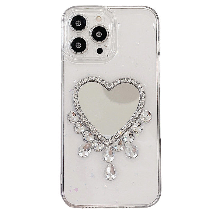 Heart Rhinestone iPhone Case