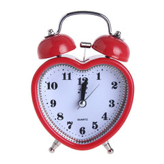 Heart Twin Bell Alarm Clock