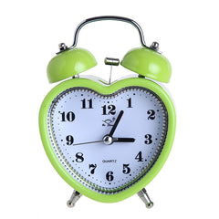 Heart Twin Bell Alarm Clock