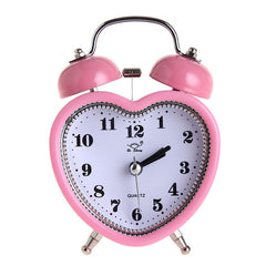 Heart Twin Bell Alarm Clock