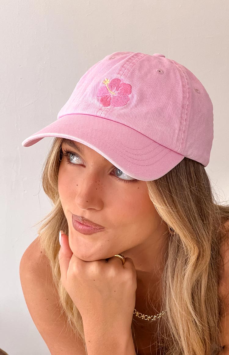 Hibiscus Pink Washed Cap (FREE over $150)