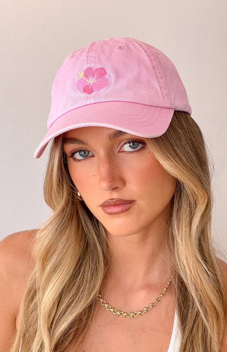 Hibiscus Pink Washed Cap (FREE over $150)