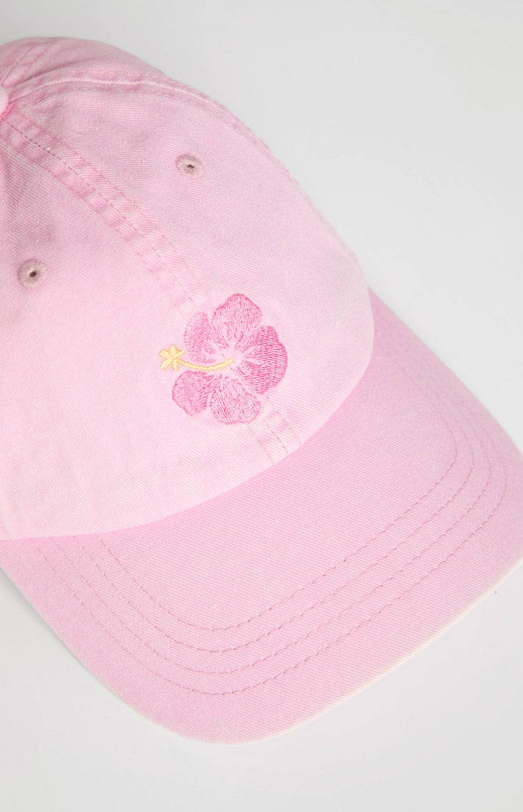 Hibiscus Pink Washed Cap (FREE over $150)