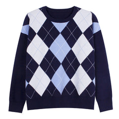 High School Argyle Jumper