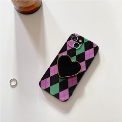 High School Argyle iPhone Case