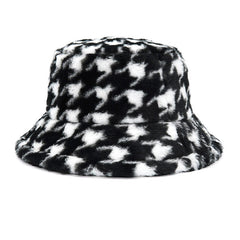 Houndstooth Bucket Hat