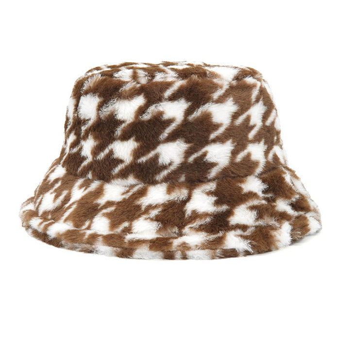 Houndstooth Bucket Hat