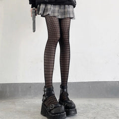 Houndstooth Tights