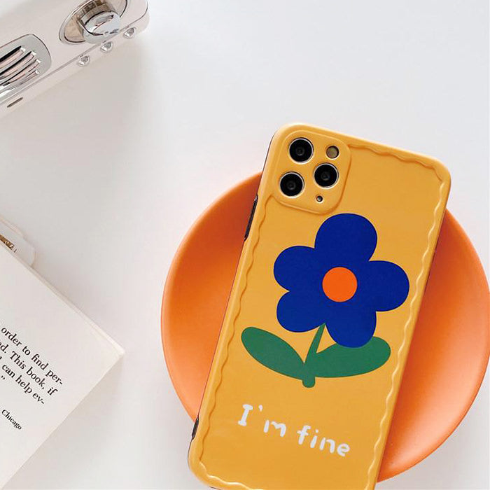 I'm Fine Flower iPhone Case