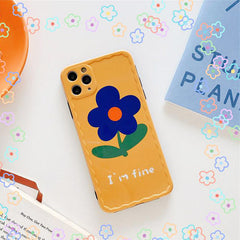 I'm Fine Flower iPhone Case