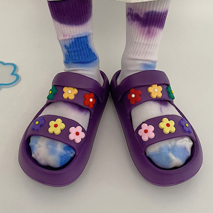 Indie Aesthetic Flower Sandals