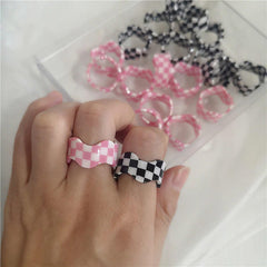 Indie Kid Checker Ring