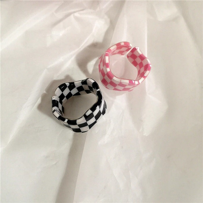 Indie Kid Checker Ring