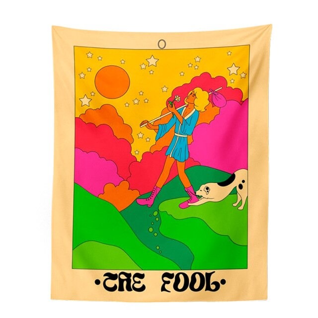 Indie Room Tarot Wall Tapestry