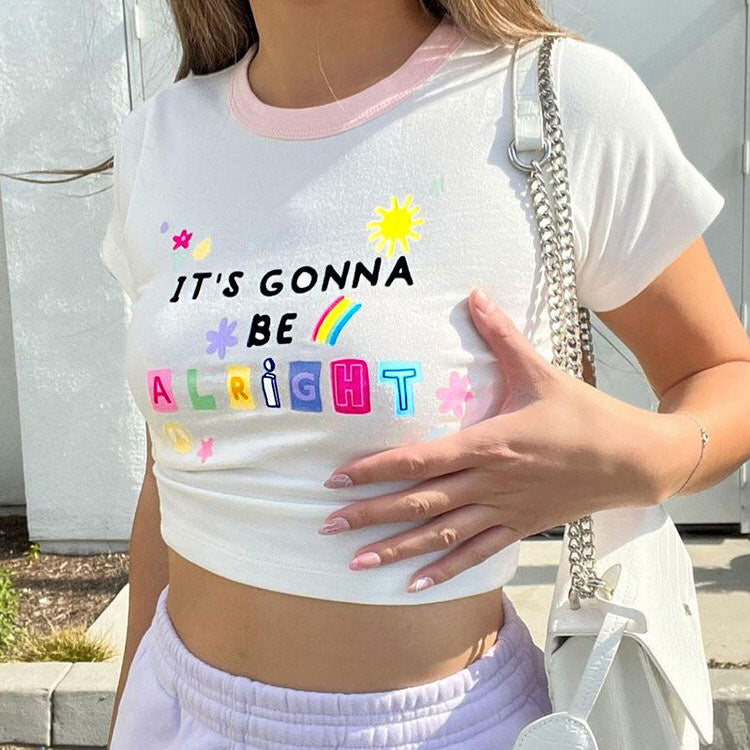 It's Gonna Be Alright Crop Top