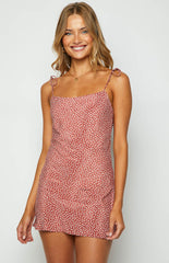 Kai Pink Blush Print Mini Dress