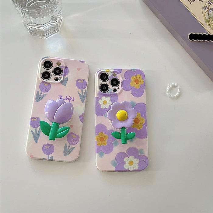 Lavender Flowers iPhone Case