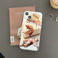 Lazy Cat iPhone Case