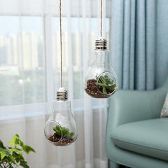 Light Bulb Hanging Vase