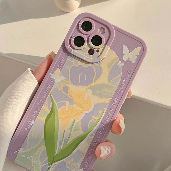 Lily Lavender iPhone Case