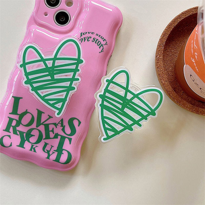 Love Story Heart iPhone Case