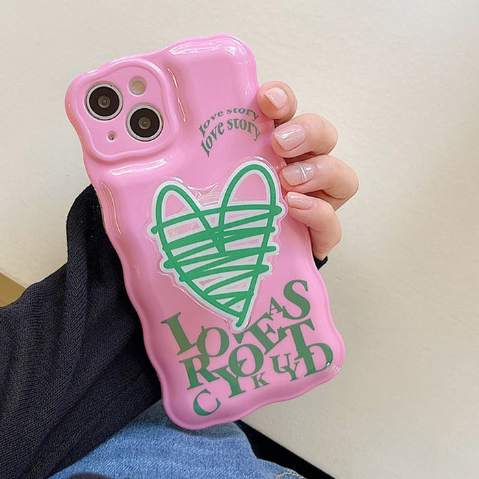 Love Story Heart iPhone Case