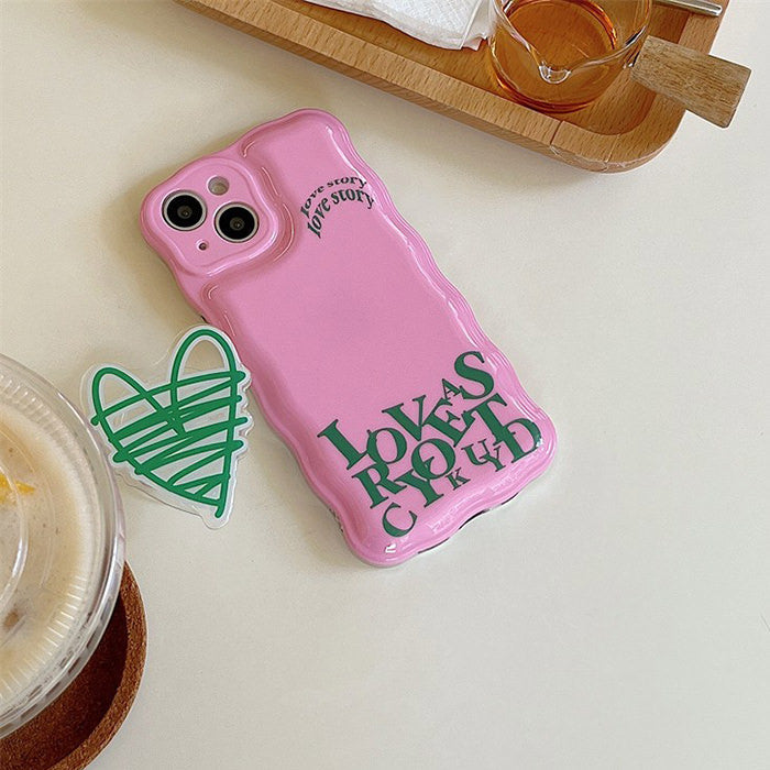 Love Story Heart iPhone Case