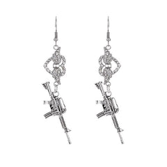 Love Roulette Gun Earrings