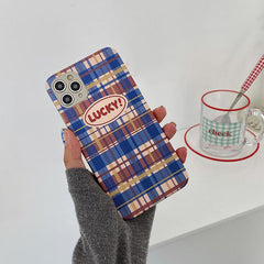 Lucky Plaid iPhone Case