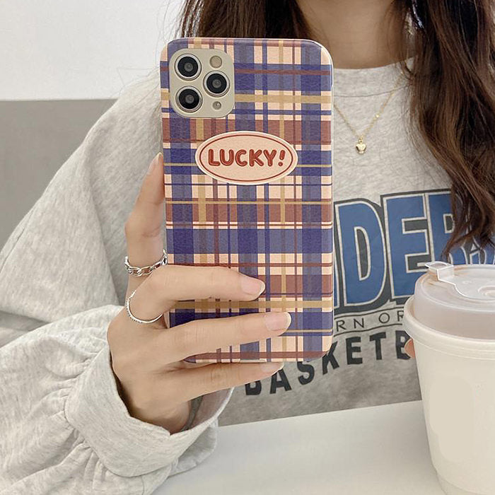 Lucky Plaid iPhone Case