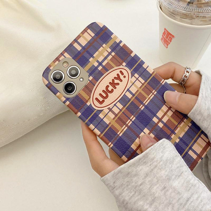 Lucky Plaid iPhone Case