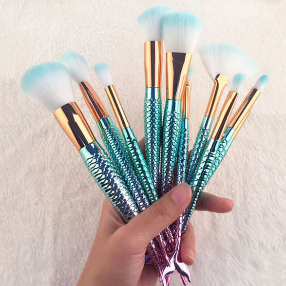 Mermaid Tale Makeup Brush Set