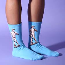 Michelangelo David Statue Socks