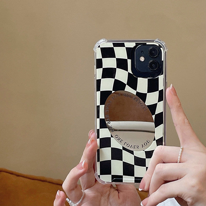 Mirror Checkered iPhone Case