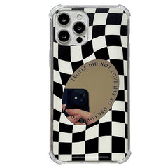 Mirror Checkered iPhone Case