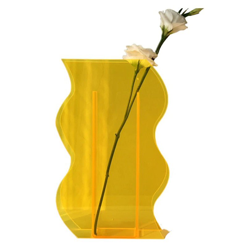 Modern Abstract Acrylic Vase