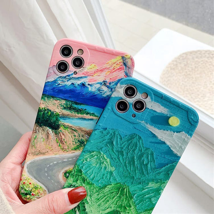 Mountain Road iPhone Case