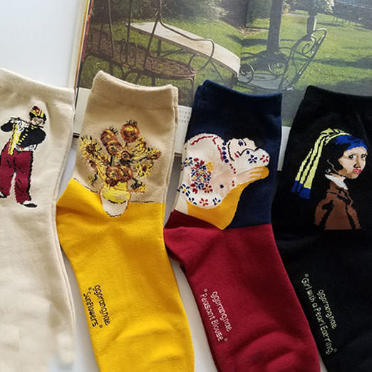 Museum Collection 4 Pack Socks