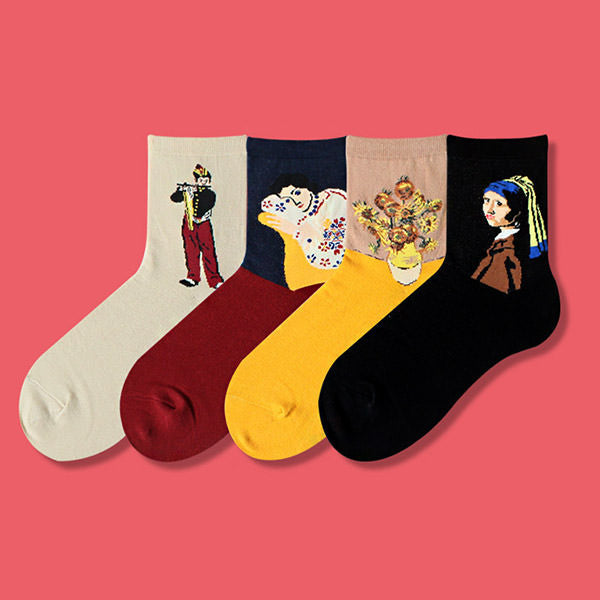 Museum Collection 4 Pack Socks