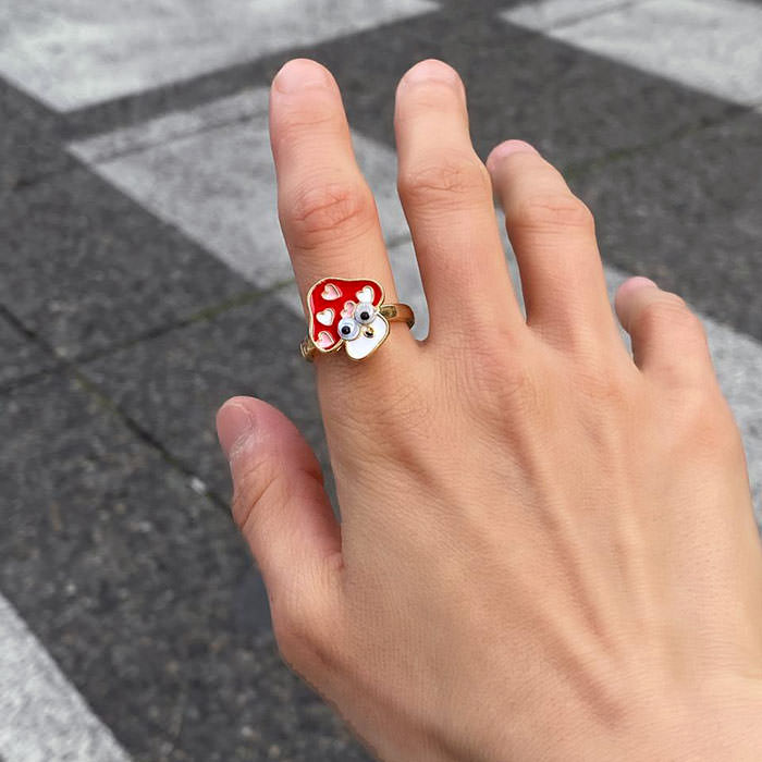 Mushroom Anxiety Ring 🍄