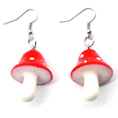 Mushroom Earrings