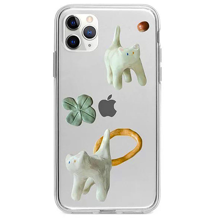 Naughty Cat iPhone Case