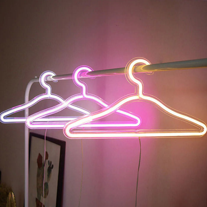 Neon Clothes Hanger