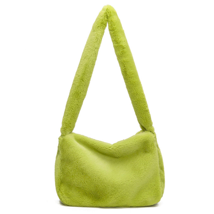 Neon Fuzzy Bag