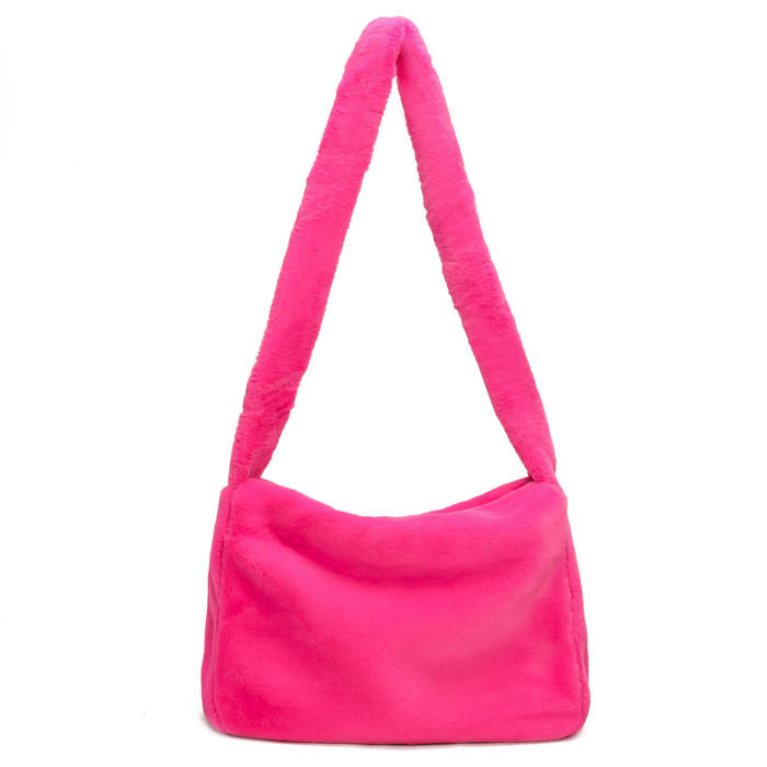 Neon Fuzzy Bag