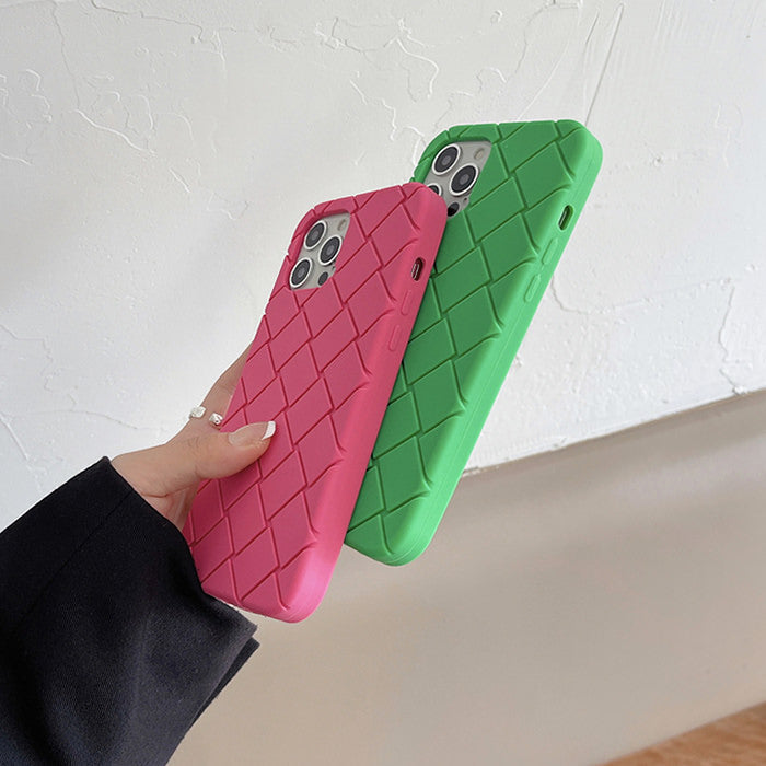 Neon Pink Green iPhone Case