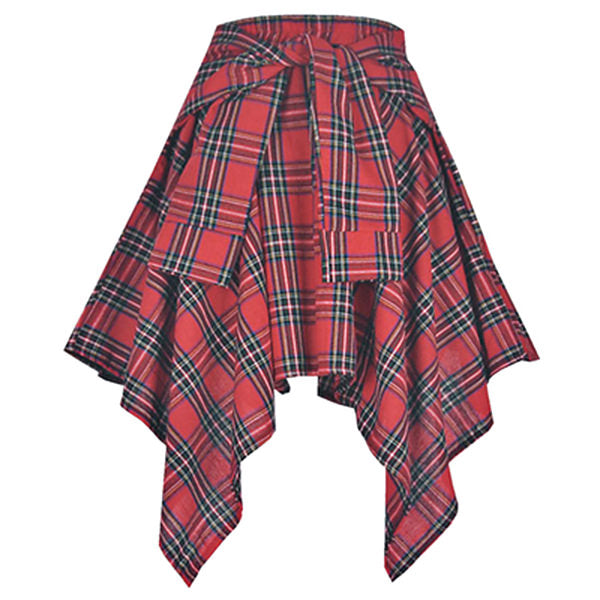 Nevermind Plaid Skirt