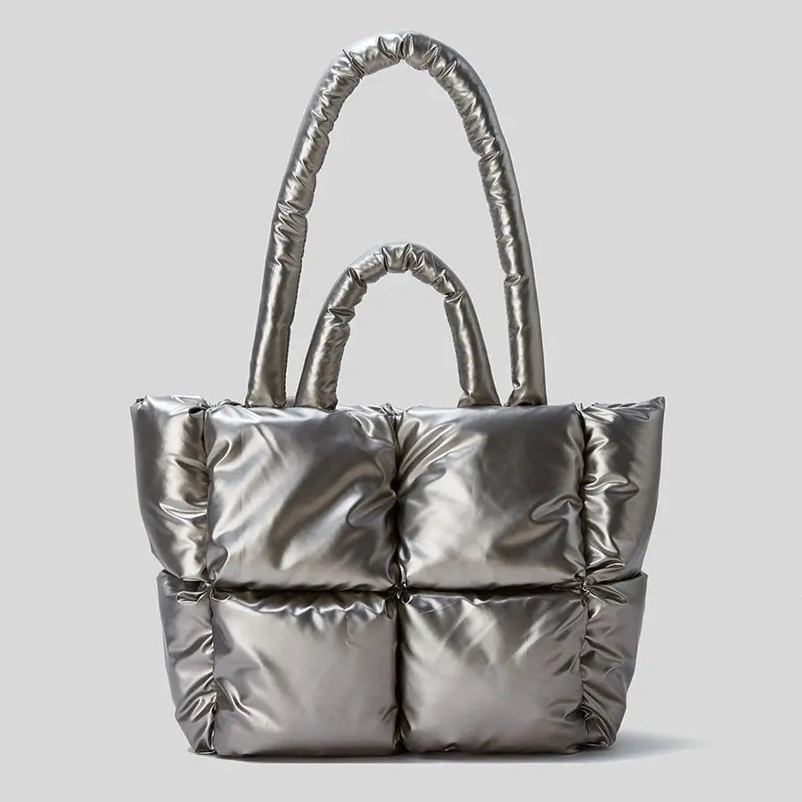 Big Shopping Tote Bags Nylon Padded Zipper