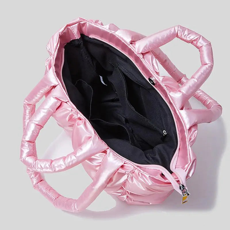 Big Shopping Tote Bags Nylon Padded Zipper