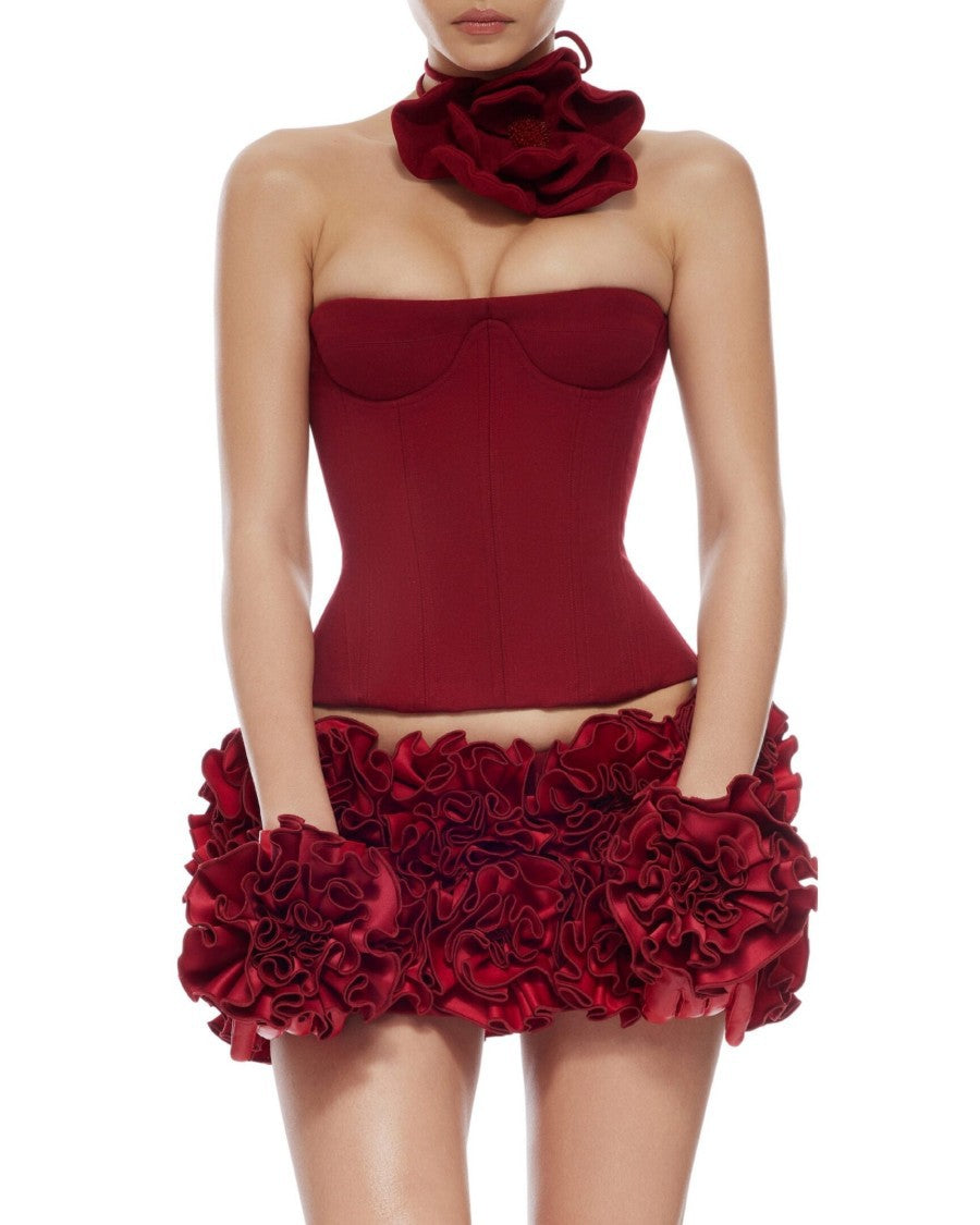 Inna Bloom Corset Mini Dress